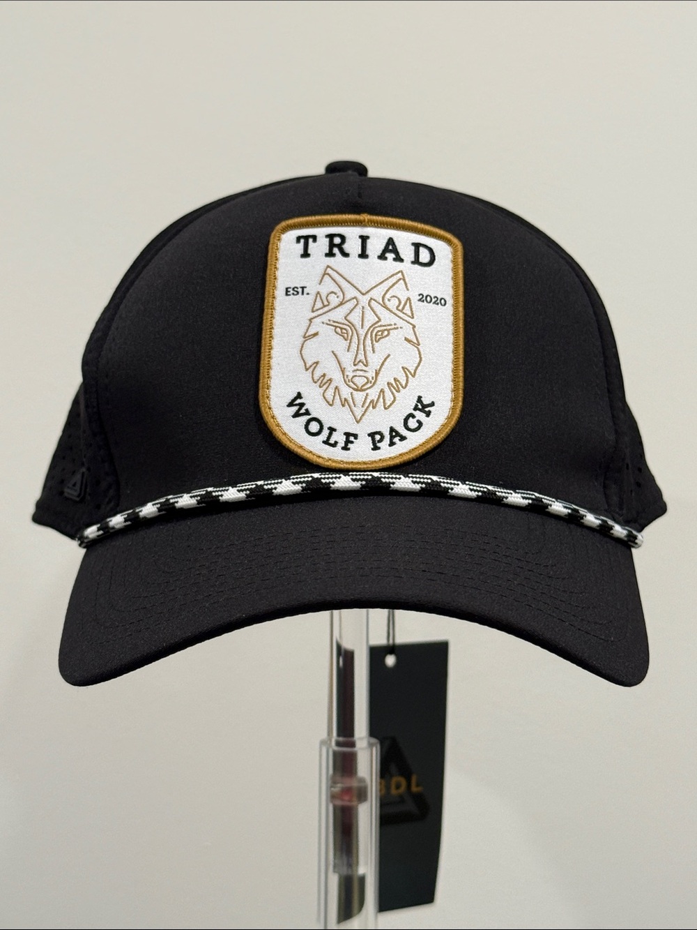 NWT Triad Partners DBDL Wolfpack Mesh Hat Black NWT Trucker Cap Est 2020